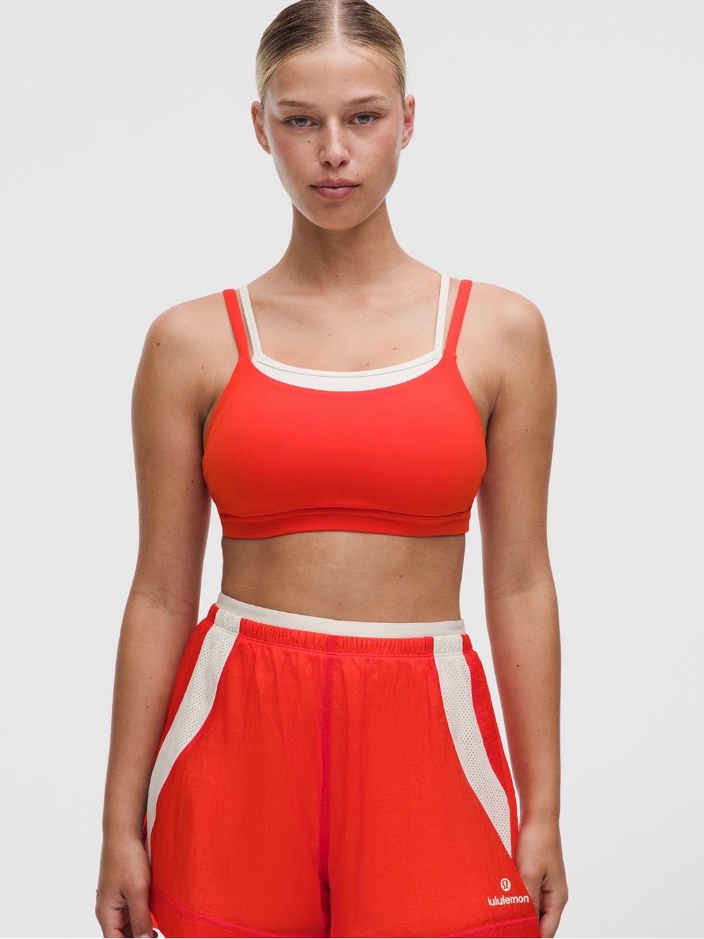 Cherry Ember Layered Cami Strap Bra C/D